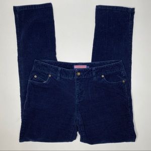 Vineyard vine navy blue corduroy pants